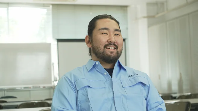 社員インタビューの様子